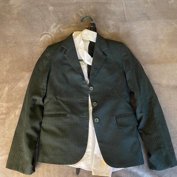 Equestrian Show Jacket Bundle with Show Shirts and Garters